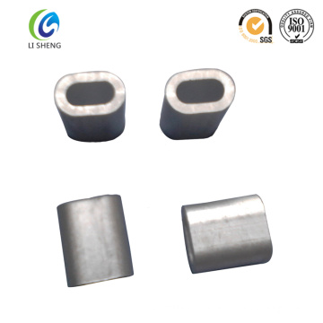 Crimp oval wire steel ferrule